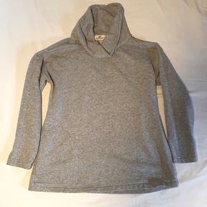 Vineyard Vines Cowl Neck Sweatshirt Heather Gray